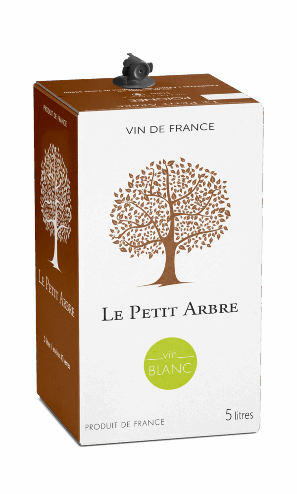 LE PETIT ARBRE, Vin de France, Blanc, BIB 5L