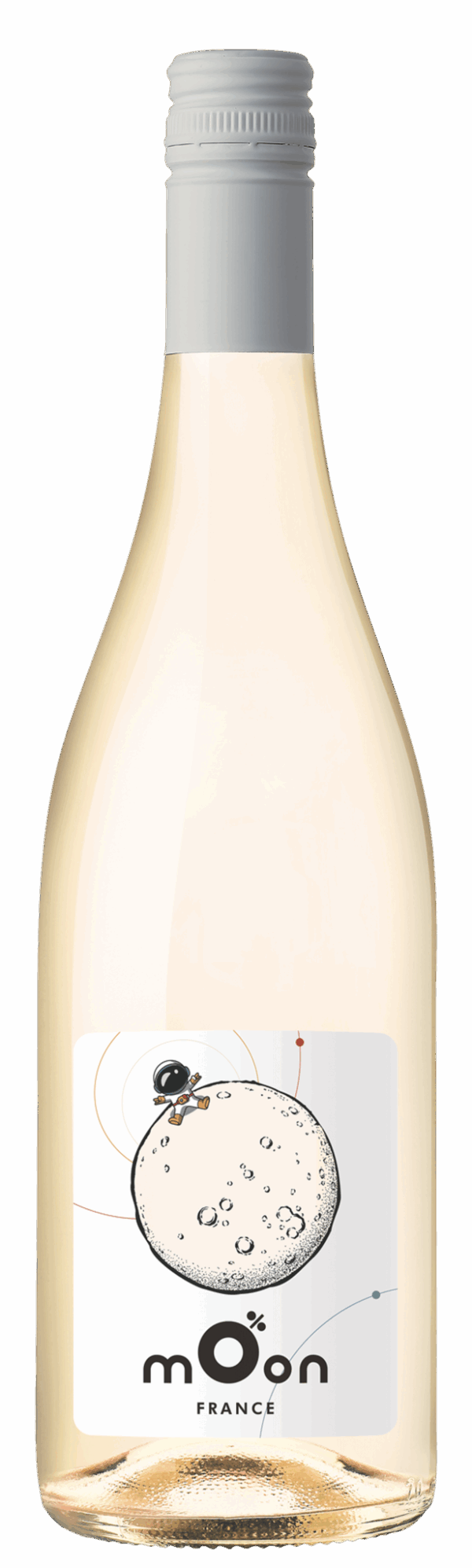 Moon, Blanc, Boisson aromatisée à base de vin désalcoolisé, SM