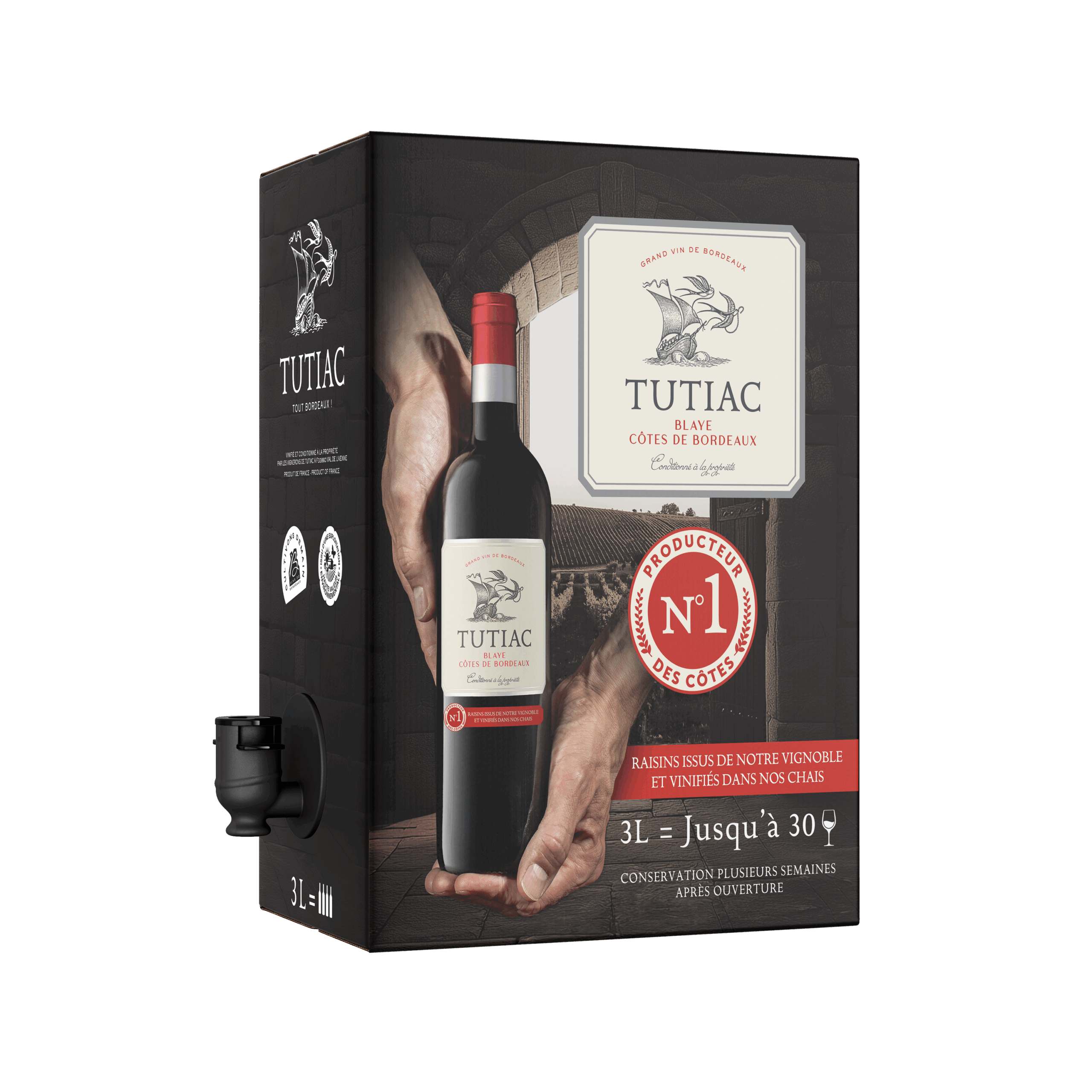 Tutiac Blaye Côtes de Bordeaux 3 L