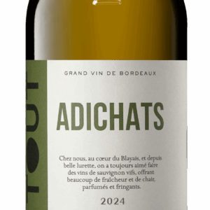 TOUT, ADICHATS, AOP Blaye Côtes de Bordeaux , Blanc, 2024